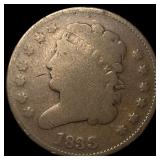 1833 Classic Head Half Cent NICELY CIRCULATED
