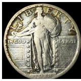 1928-D Silver Standing Liberty Quarter LIGHTLY CIR