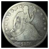 1876-S Silver Half Dollar NICELY CIRCULATED