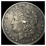 1890-CC Silver Morgan Dollar LIGHTLY CIRCULATED