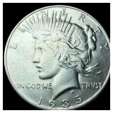 1935-S Silver Peace Dollar CLOSELY  UNCIRCULATED