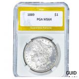 1889 Morgan Silver Dollar PGA MS64