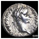 Roman Tiberius 14-37 AD Silver Denarius