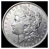 1901 Morgan Silver Dollar CLOSELY UNCIRCULATED