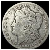 1904-S Silver Morgan Dollar NICELY CIRCULATED