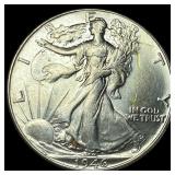1946 Silver Half Dollar (Walking Liberty) UNCIRCUL