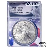 2023 Silver Eagle ANACS MS70
