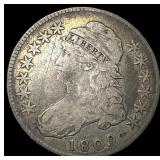 1809 Capped Bust Half Dollar LIGHTLY CIRCULATED
