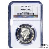 1966 Kennedy Half Dollar NGC MS66 Cameo