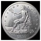 1875-S Silver Trade Dollar UNCIRCULATED
