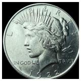 1922 Silver Peace Dollar CHOICE BU