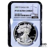 1997-P Silver Eagle NGC PF65 Ultra Cameo