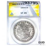 1894-O Morgan Silver Dollar ANACS VF35