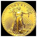 2024 1/10 oz Gold American Eagle $5 SUPERB GEM BU