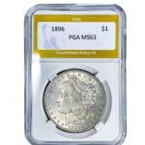 1896 Morgan Silver Dollar PGA MS63