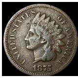 1875 Indian Head Cent LIGHTLY CIRCULATED