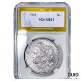1903 Morgan Silver Dollar PGA MS64