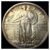1917 Type 1 Standing Liberty Quarter CLOSELY UNCIR