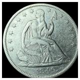 1849 Seated Liberty Half Dollar NEARLY UNCIRCULATE