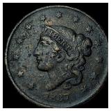 1837 Coronet Head Large Cent LIGHTLY CIRCULATED