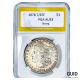 1878 7/8TF Morgan Silver Dollar PGA AU53