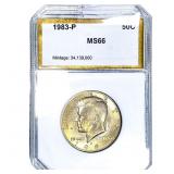 1983-P Kennedy Half Dollar PCI MS66