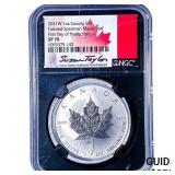 2021-W Canada 1oz Silver $5 Maple Leaf NGC SP70