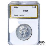 1964 Kennedy Half Dollar PCI PR64