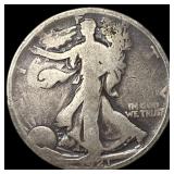 1921-S Silver Walking Liberty Half Dollar NICELY C