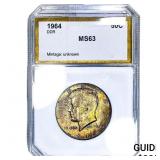 1964 Kennedy Half Dollar PCI MS63