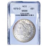 1879-O Morgan Silver Dollar NCG MS66
