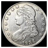 1834 Capped Bust Half Dollar CLOSELY UNCIRCULATED