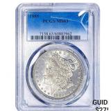 1885 Morgan Silver Dollar PCGS MS63