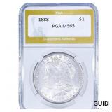 1888 Morgan Silver Dollar PGA MS65