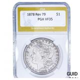 1878 Rev 79 Morgan Silver Dollar PGA VF35