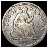 1841 Silver Half Dime LIGHTLY CIRCULATED