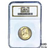 1935 Washington Silver Quarter NGC MS64