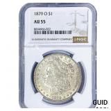 1879-O Morgan Silver Dollar NGC AU55