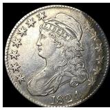 1824 Capped Bust Half Dollar NEARLY UNCIRCULATED