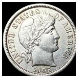 1905 Barber Dime UNCIRCULATED