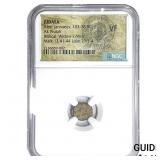 Judaea Alex. Jannaeus 103-76 BC Bronze Prutah NGC