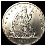 1865 Seated Liberty Half Dollar