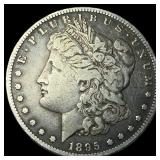 1895-S Silver Morgan Dollar LIGHTLY CIRCULATED