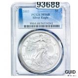 2003 Silver Eagle PCGS MS68