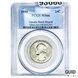 1959 Washington Silver Quarter PCGS MS66