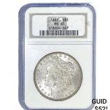 1887 Morgan Silver Dollar NGC MS65