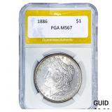 1886 Morgan Silver Dollar PGA MS67