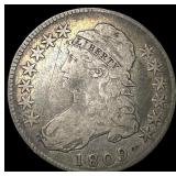 1809 Capped Bust Half Dollar LIGHTLY CIRCULATED