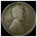 1911-S Lincoln Wheat Cent NICELY CIRCULATED