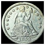 1853 Arrows Seated Liberty Dime HIGH GRADE
